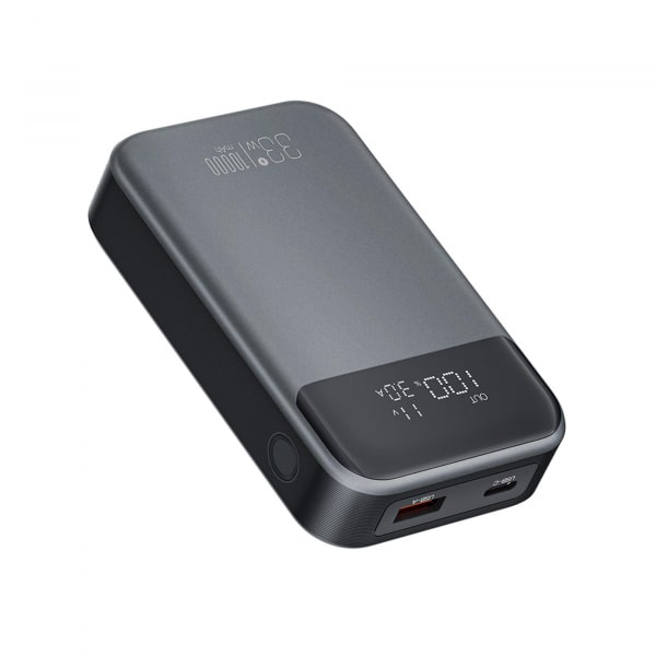 Powerbank XO DESIGN PR232, 10000mAh, 33W, QC + PD, Μαύρο - Image 3