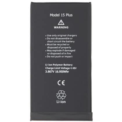 Μπαταρία για Apple iPhone 15 Plus, χωρητικότητας 4383mAh