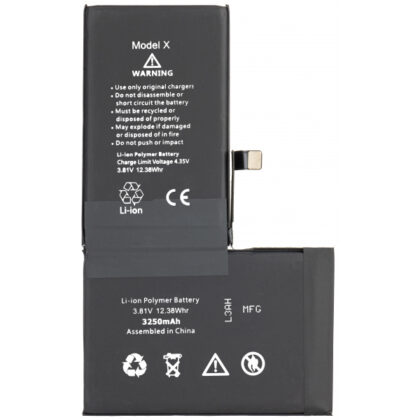 Μπαταρία για Apple iPhone X, υψηλής χωρητικότητας 3250mAh