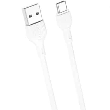 Καλώδιο USB-A σε USB-C XO DESIGN NB200, 10W, 2A, 1m, Λευκό