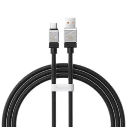 Καλώδιο USB-A σε USB-C Baseus CoolPlay, 100W, 5A, 1m, Μαύρο CAKW000601