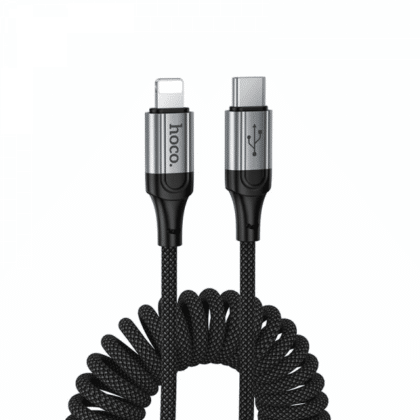 Καλώδιο USB-C σε Lightning Hoco X121, 27W, 2.4A, 1.5m, Μαύρο