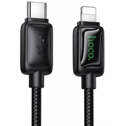Καλώδιο USB-C σε Lightning Hoco U146, 30W, 3A, 1.2m, Μαύρο