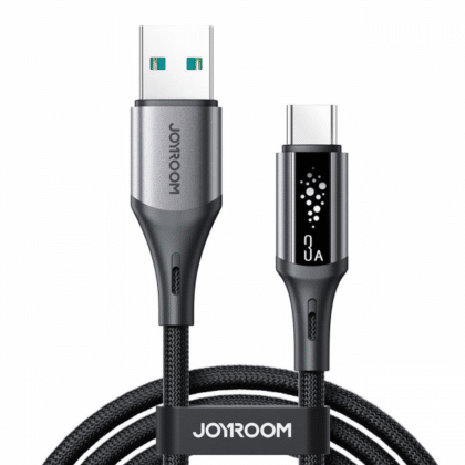 Καλώδιο USB-A σε USB-C Joyroom S-A60 StarTalk, 18W, 3A, 1,2m, Μαύρο