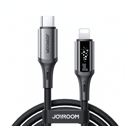 Καλώδιο USB-C σε Lightning Joyroom S-A60 StarTalk, 30W, 3A, 1,2m, Μαύρο