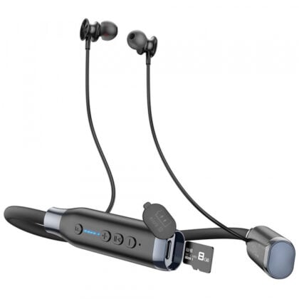 Bluetooth handsfree Hoco ES62, Μαύρο