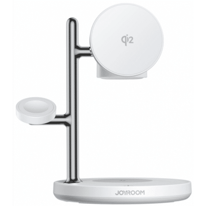 Ασύρματος φορτιστής Joyroom JR-W23 3 σε 1, 15W, 1.67A, Λευκό