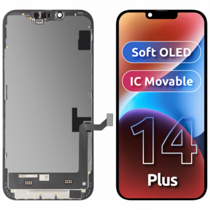 Μονάδα οθόνης LCD MP για Apple iPhone 14 Plus, Soft OLED FHD IC Κινητό μοντέλο, Aftermarket, Μαύρο