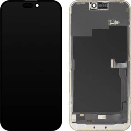 Μονάδα οθόνης LCD MP για Apple iPhone 15 Pro Max, OLED FHD έκδοση διαγνωστικού ελέγχου, Aftermarket, μαύρο
