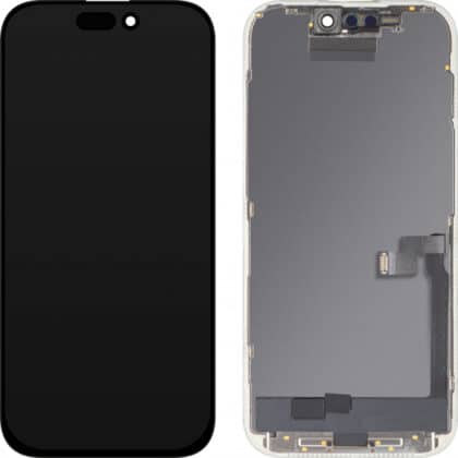 Μονάδα οθόνης LCD MP για Apple iPhone 16 Pro, OLED FHD έκδοση διαγνωστικού ελέγχου, Aftermarket, μαύρο