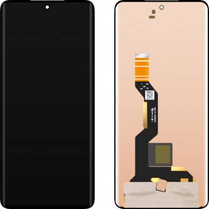 Μονάδα οθόνης LCD MP για Motorola Edge 50 Ultra, χωρίς πλαίσιο, Aftermarket, μαύρο