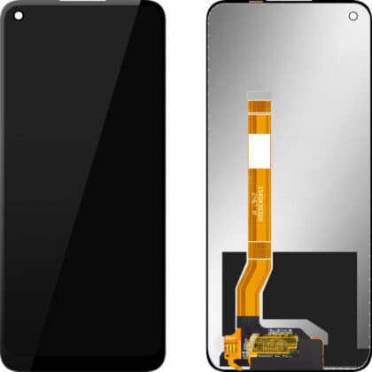 Μονάδα οθόνης LCD MP για Realme 8i / 9i / Narzo 50, χωρίς πλαίσιο, Aftermarket, μαύρο