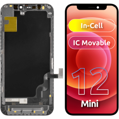 Μονάδα Οθόνης LCD ZY για Apple iPhone 12 mini, Έκδοση In-Cell IC, Μαύρο