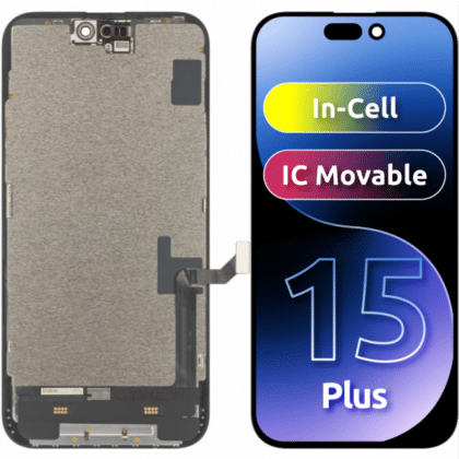 Μονάδα Οθόνης LCD ZY για Apple iPhone 15 Plus, Έκδοση In-Cell IC, Μαύρο