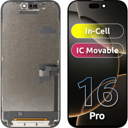Μονάδα Οθόνης LCD ZY για Apple iPhone 16 Pro, Έκδοση In-Cell IC, Μαύρο