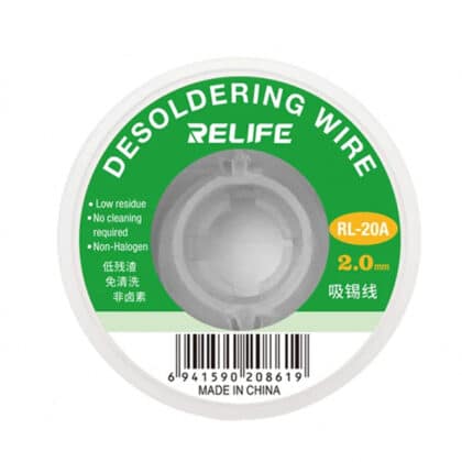 Φιτίλι κολλήματος Relife RL-20A, 2mm, 80cm