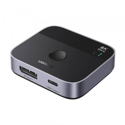 Switch DisplayPort / USB-C UGREEN 65878, Μαύρο