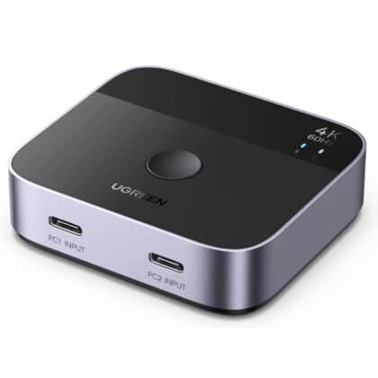 Switch USB-C UGREEN AW502 (55451), Γκρι