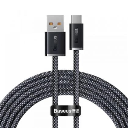 Καλώδιο USB-A σε USB-C Baseus Dynamic Series, 100W, 5A, 2m, Γκρι CALD000716