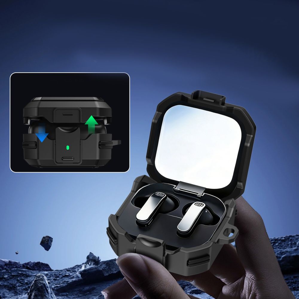 TECH-PROTECT CARBONOX MAGSAFE SAMSUNG GALAXY BUDS 4/4 PRO ΜΑΥΡΟ - Image 5