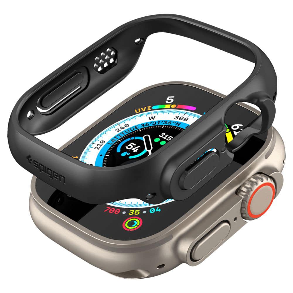 Spigen Thin Fit - θήκη για Apple Watch Ultra / 2 - Μαύρο - Image 5