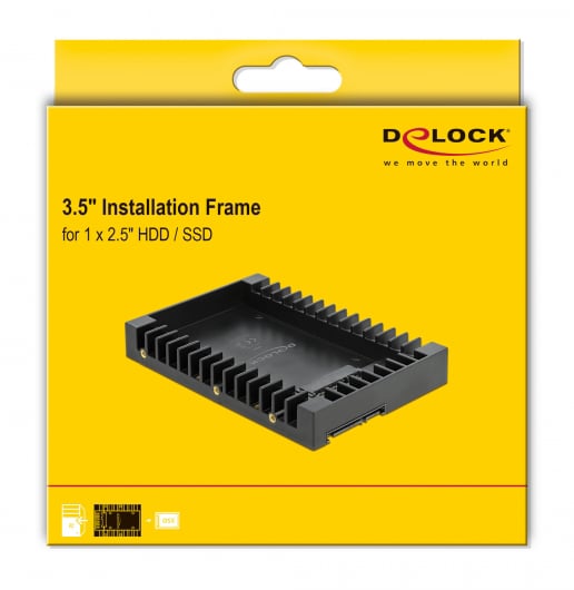 DELOCK tray 3.5" για 2.5" HDD/SSD 18364, 6Gbps, μαύρο - Image 5