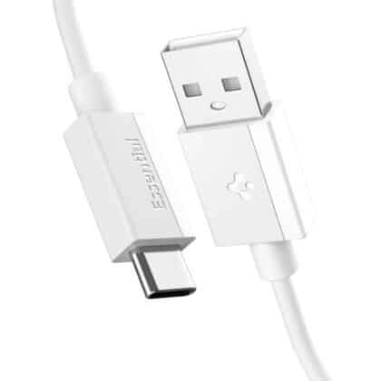 Spigen Eb6010ac Καλωδιο Type-C 60w 100cm Λευκο