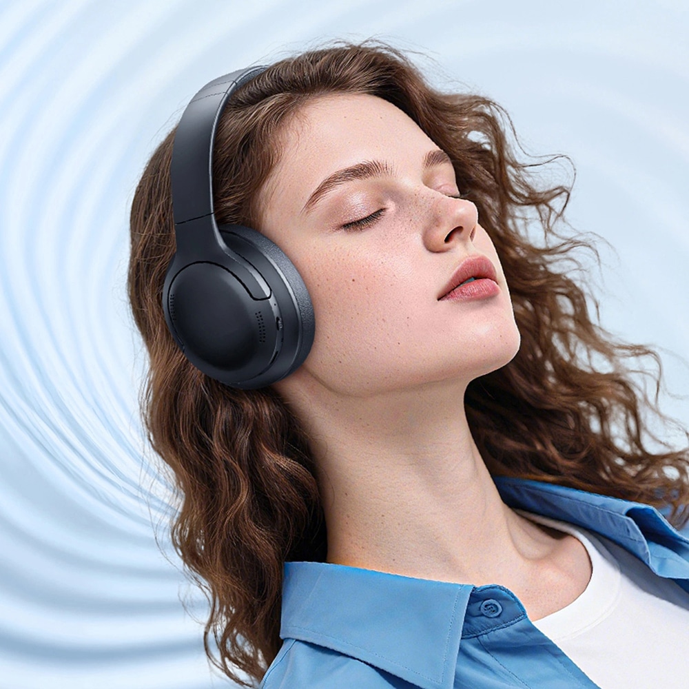 Baseus - Ασύρματα ακουστικά BH1 Lite (A0203C00) - On-Ear, Bluetooth V6.0, Τεχνολογία AI ENC - Μαύρο - Image 3