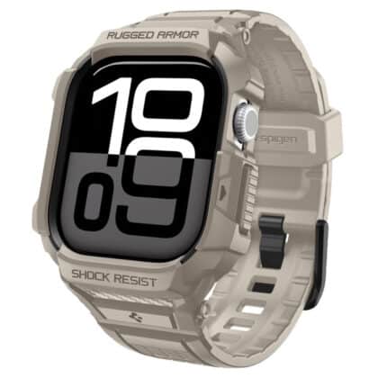 Θήκη Spigen Rugged Armor Pro V2 για Apple Watch 10/11 (46mm) σε μπλε χρώμα