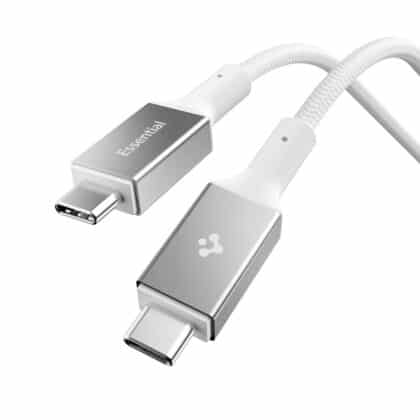Καλώδιο USB-C Spigen EB10015CC Essential 100W 1.5m Λευκό