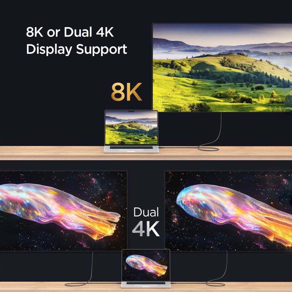 Καλώδιο USB-C Spigen EB24015CC Essential 240W 1.5m Λευκό - Image 6