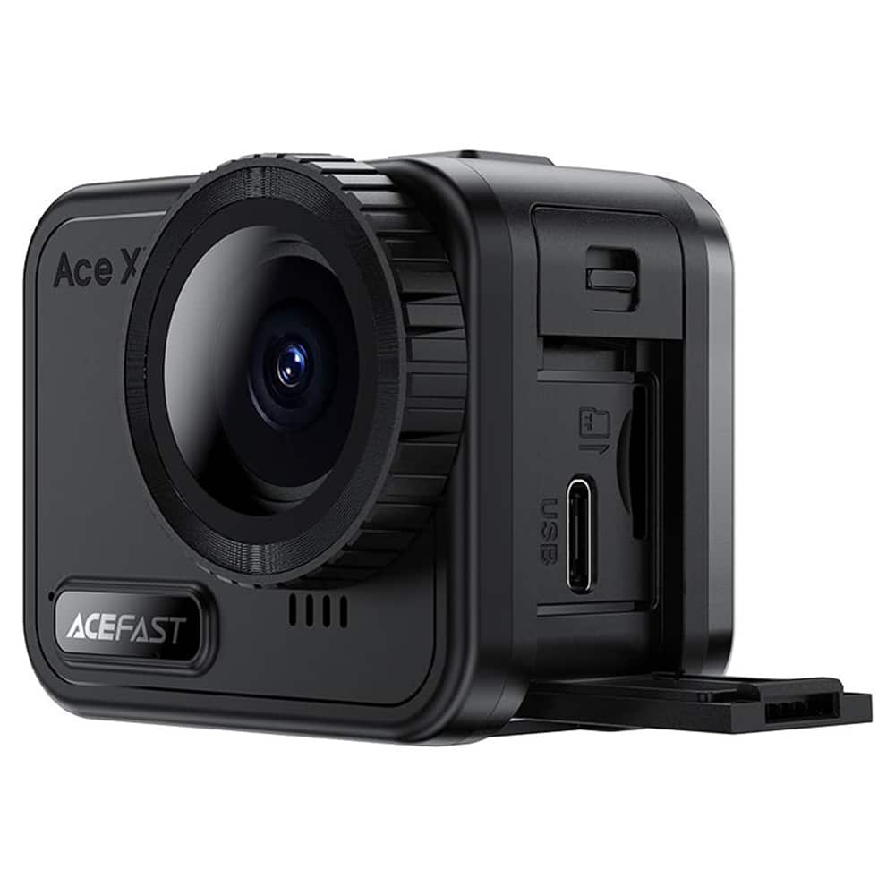 Acefast - Κάμερα Δράσης (X1) - 4K, 20MP, Wi-Fi, Σταθεροποίηση EIS, Οθόνη Αφής 2,1", IPX8 21m Αδιάβροχη - Μαύρη - Image 2