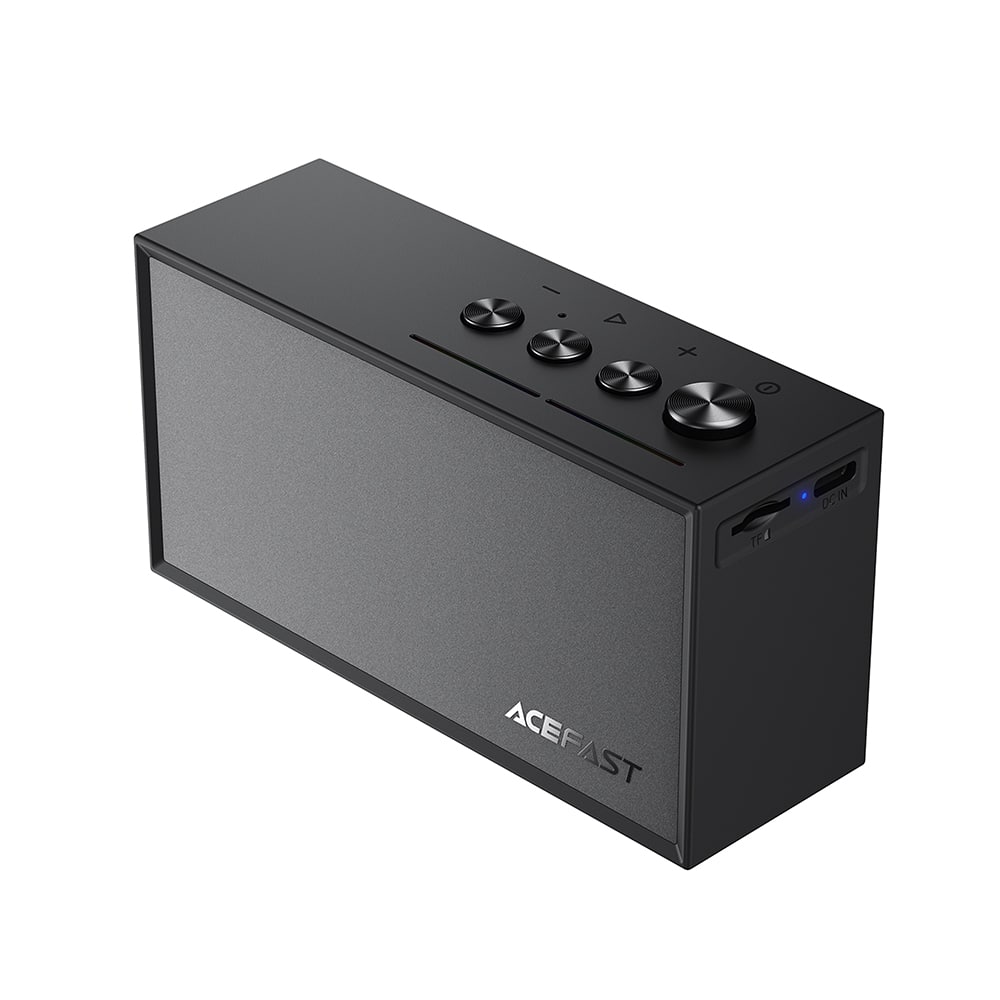 Acefast - Φορητό Ασύρματο Ηχείο (K9 Go) - TWS, TF, Bluetooth 6.0, Κλήσεις Hands-Free HFP, RGB, 1200mAh, IPX4 - Μαύρο - Image 2