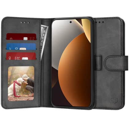 Techsuit Diary Book - θήκη για Xiaomi Redmi Note 15 Pro+ 5G / Poco M8 Pro - Μαύρο