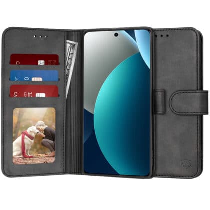 Techsuit Diary Book - θήκη για Xiaomi Redmi Note 15 Pro - Μαύρο