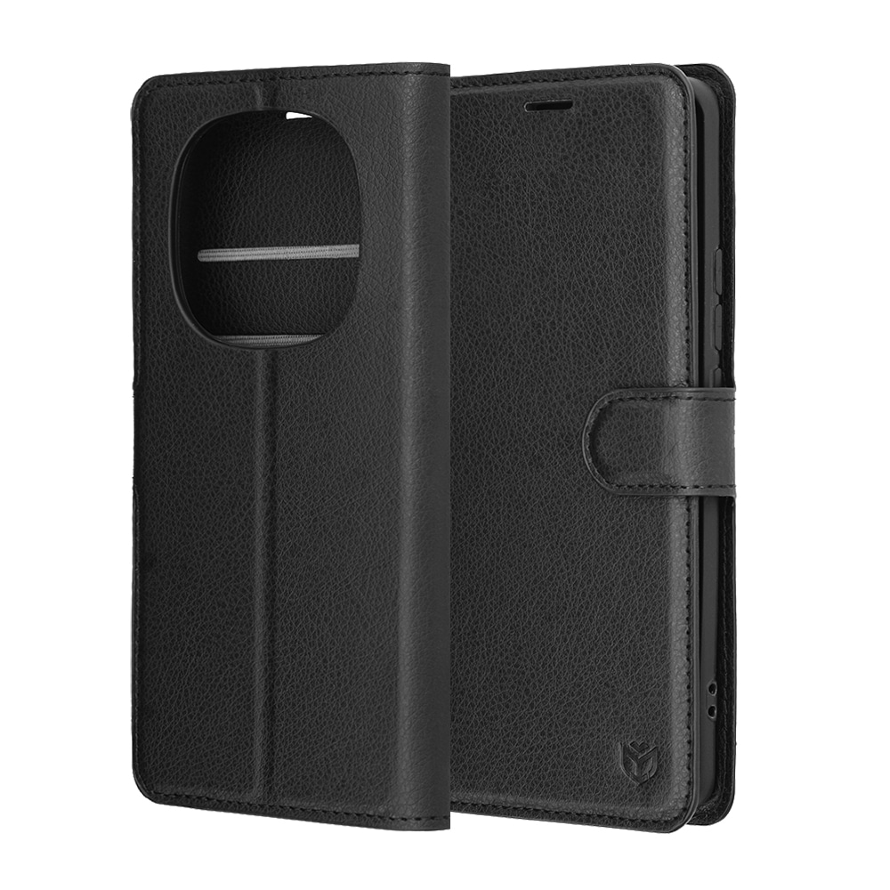 Techsuit Leather Folio - θήκη για Xiaomi Redmi Note 15 / 5G 4G Poco M8 - Μαύρο - Image 6