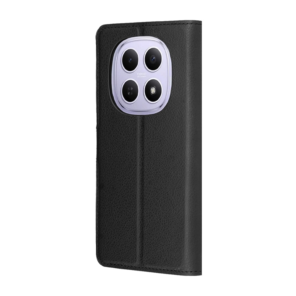 Techsuit Leather Folio - θήκη για Xiaomi Redmi Note 15 / 5G 4G Poco M8 - Μαύρο - Image 5