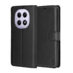 Techsuit Leather Folio - θήκη για Xiaomi Redmi Note 15 / 5G 4G Poco M8 - Μαύρο