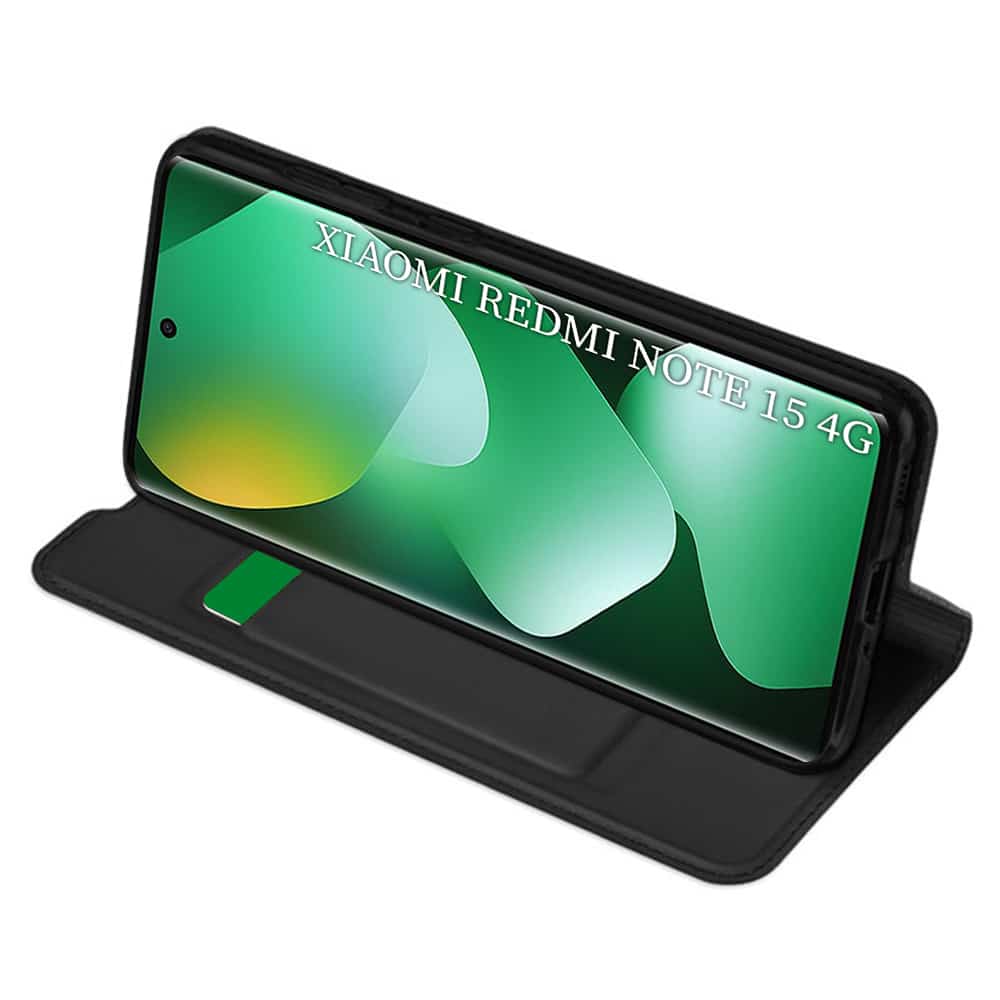 Techsuit Magskin Book - θήκη για Xiaomi Redmi Note 15 / 5G Poco M8 - Μαύρο - Image 2