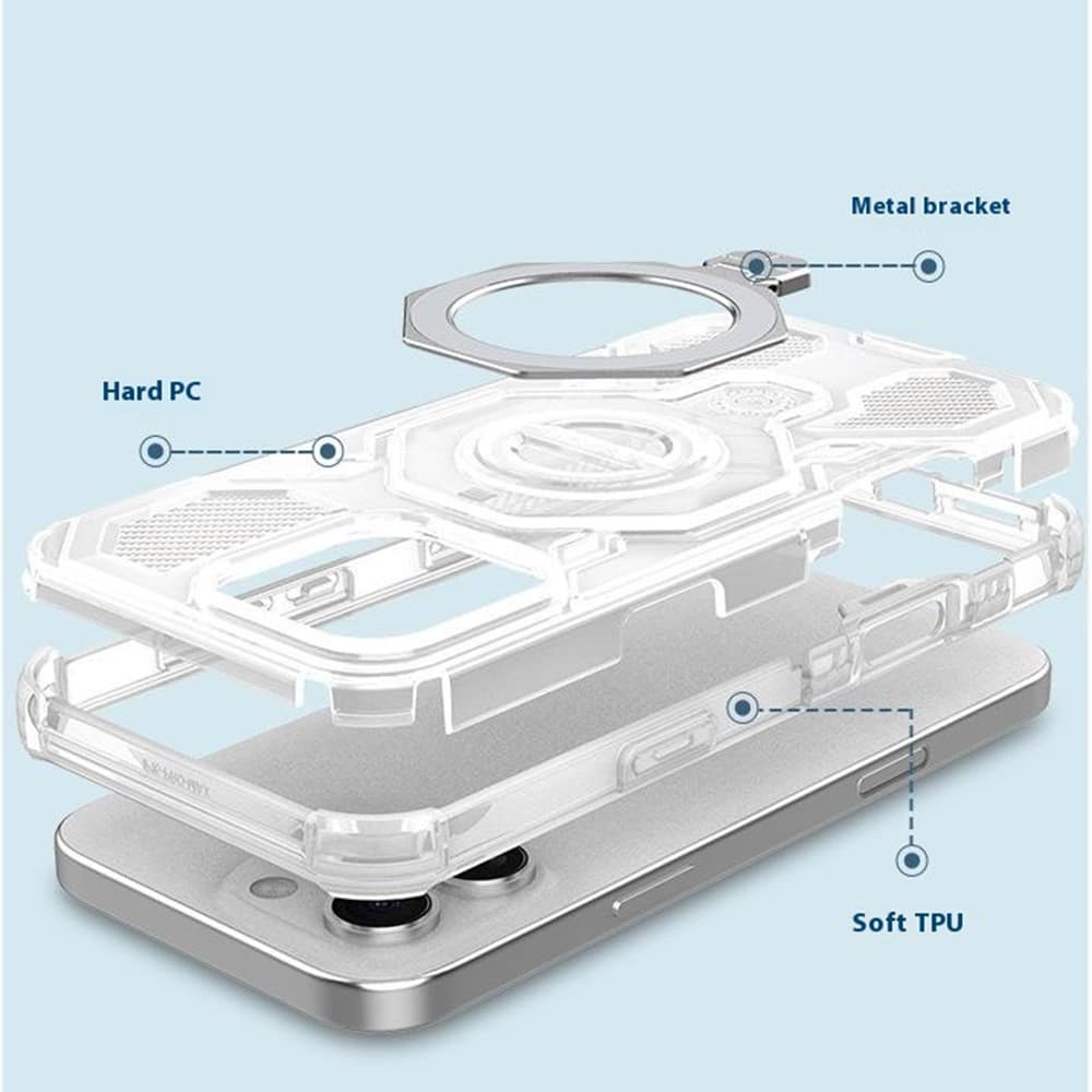Techsuit Carbon Shield PRO - θήκη για Xiaomi Redmi Note 15 Pro - Διάφανο - Image 6