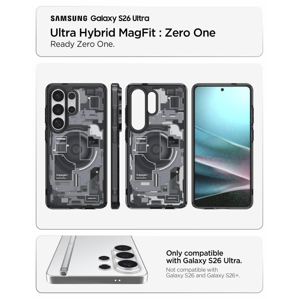 Spigen Ultra Hybrid - θήκη για Samsung Galaxy S26 Ultra - Μαύρο - Image 7