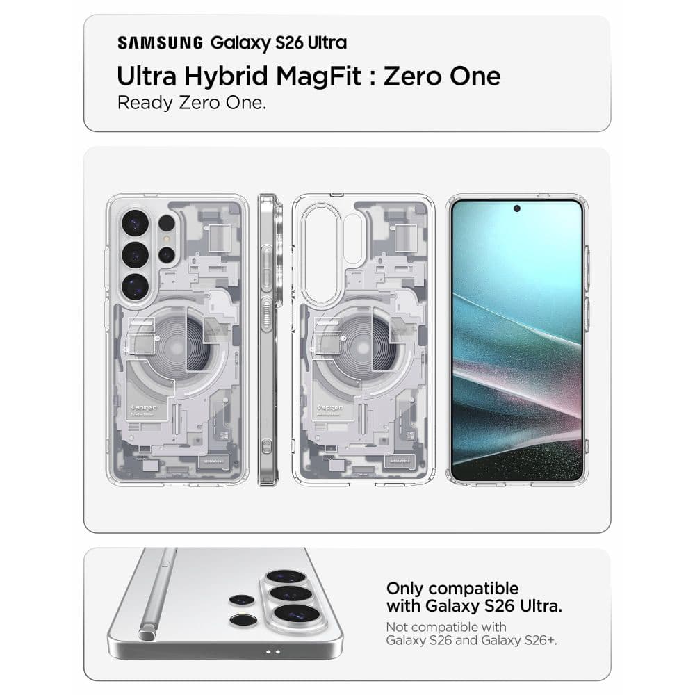 Spigen Ultra Hybrid - θήκη για Samsung Galaxy S26 Ultra - Λευκό - Image 7