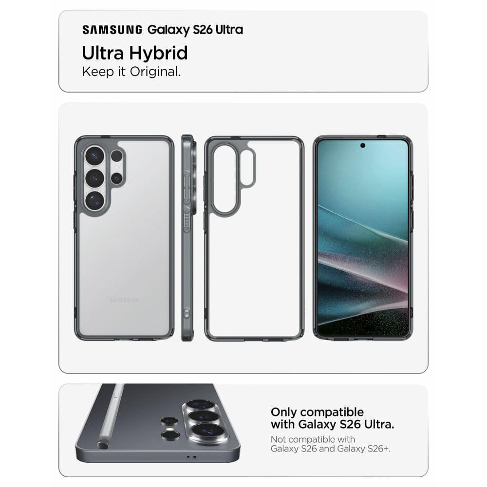 Spigen Ultra Hybrid - θήκη για Samsung Galaxy S26 Ultra - Διάφανο - Image 6