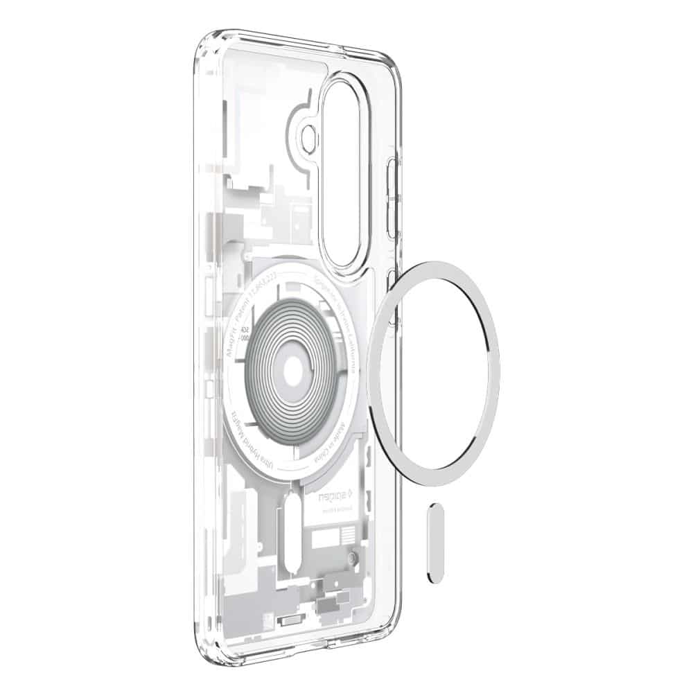 Spigen Ultra Hybrid Mag MagSafe Zero One Λευκή - θήκη για Samsung Galaxy S26 - Διάφανο - Image 4