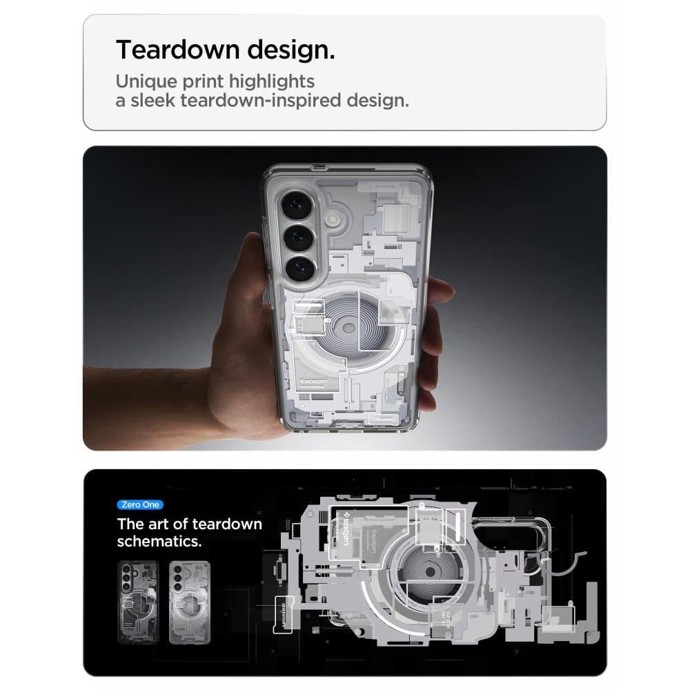 Spigen Ultra Hybrid Mag MagSafe Zero One Λευκή - θήκη για Samsung Galaxy S26 - Διάφανο - Image 7