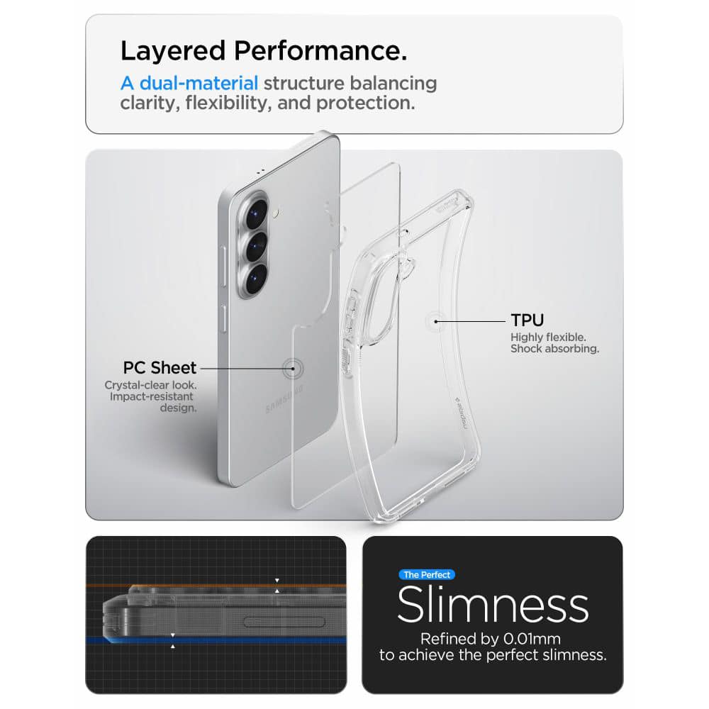 Spigen Ultra Hybrid - θήκη για Samsung Galaxy S26+ - Διάφανο - Image 7