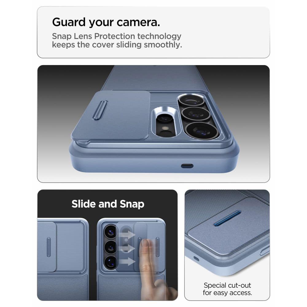 Spigen Optik Armor - θήκη για Samsung Galaxy S26 Ultra - Μπλε - Image 6