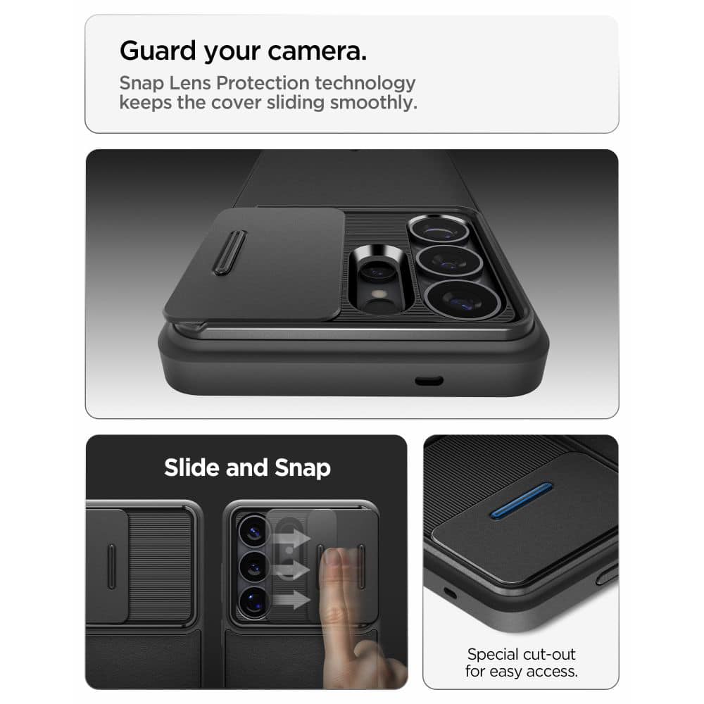 Spigen Optik Armor - θήκη για Samsung Galaxy S26 Ultra - Μαύρο - Image 6