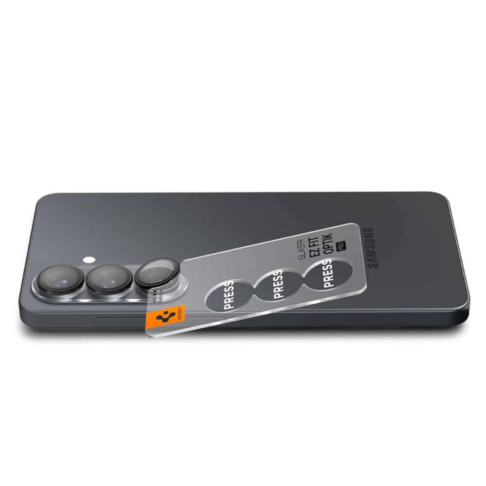 Προστατευτικό φακού κάμερας Spigen Optik Pro HD Glas.TR “EZ FIT” για Samsung Galaxy S26 μαύρο, 2 τεμάχια. - Image 7