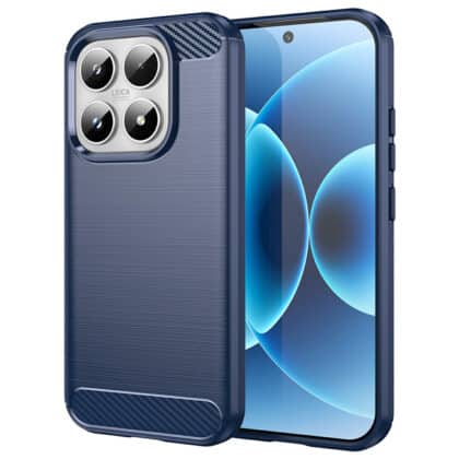 Techsuit Carbon Silicone - θήκη για Xiaomi 17 - Μπλε